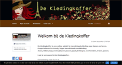 Desktop Screenshot of dekledingkoffer.nl