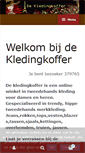 Mobile Screenshot of dekledingkoffer.nl