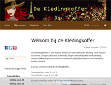 Tablet Screenshot of dekledingkoffer.nl